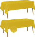 Fokitut 2 Pack Waterproof Rectangle Tablecloth, 60x102 Inch, Stain Resistant by BalsaCircle