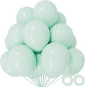 110pcs Pastel Green Balloon 12 Inch, Pastel Green Latex Balloons by KUULBELA