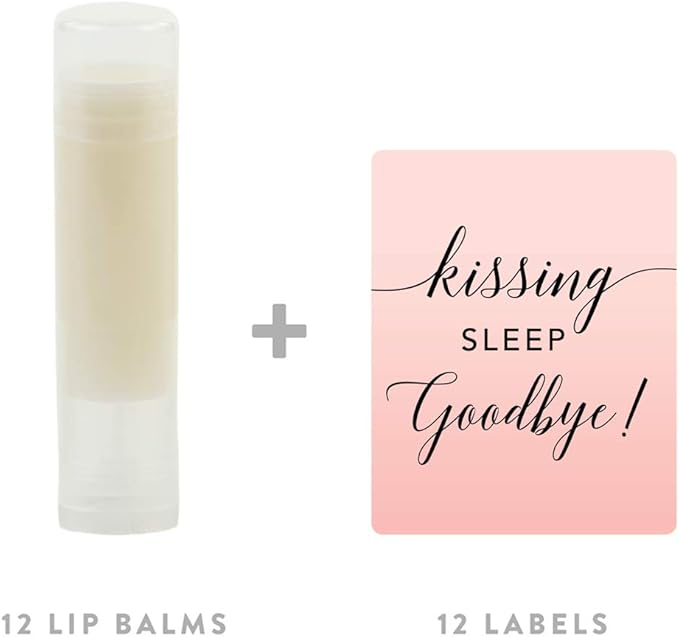 Andaz Press Blush Pink Rose Elegant Party Baby Shower Collection, Lip Balm - Image 5
