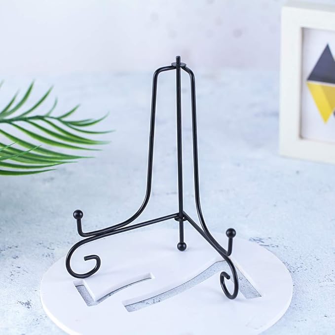 6"Iron Display Stand, Displays Picture Frames, Decorative Plates, Tablets and - Image 6