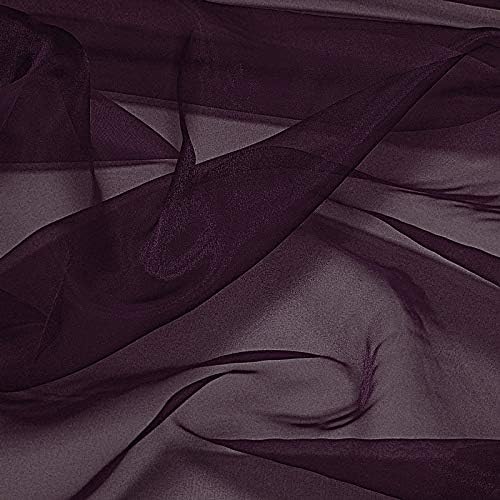 VDS Plum Organza Fabric, 20 Yards Continuous, 45” Wide, Wedding Party - Image 8