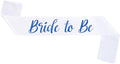Bride to Be Sash Blue, Bride Sash Bachelorette Party Bridal Shower Sashes by NAUXIUDSJS