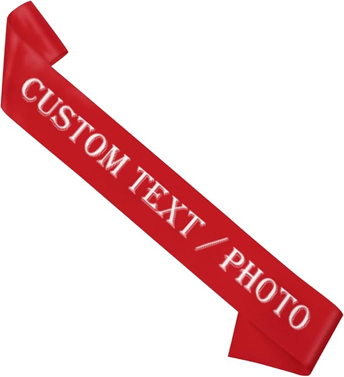 Custom Sash, Personalized Birthday Sash by Handmade