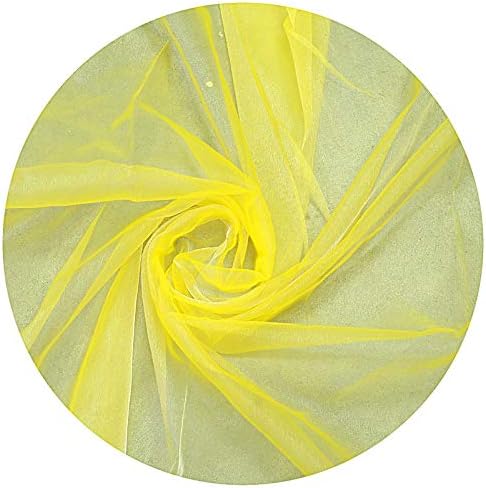 VDS Yellow Organza Fabric, 50 Yards Continuous, 45” Wide, Wedding Party - Image 7