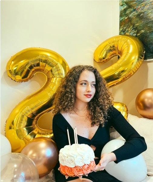 Gold 40 Inch 20 Number Balloons, 20 Decorations - Image 6