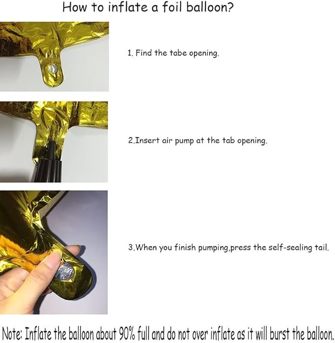 GOER Number 50 Balloons for 50th Birthday Party Decorations, 42 Inch Jumbo Foil - Image 4