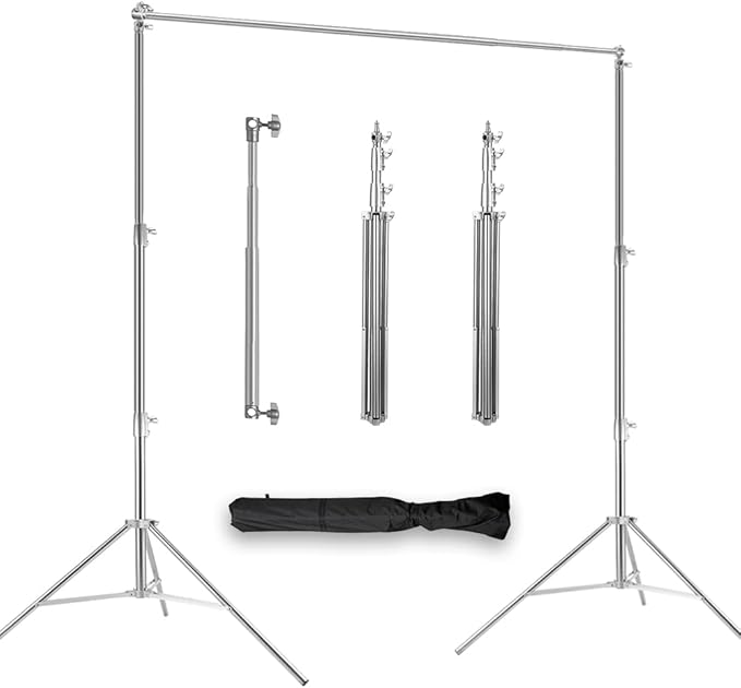 Photo Video Studio Backdrop Stand, 9.19ft Stainless Steel Backdrop Support - Image 9