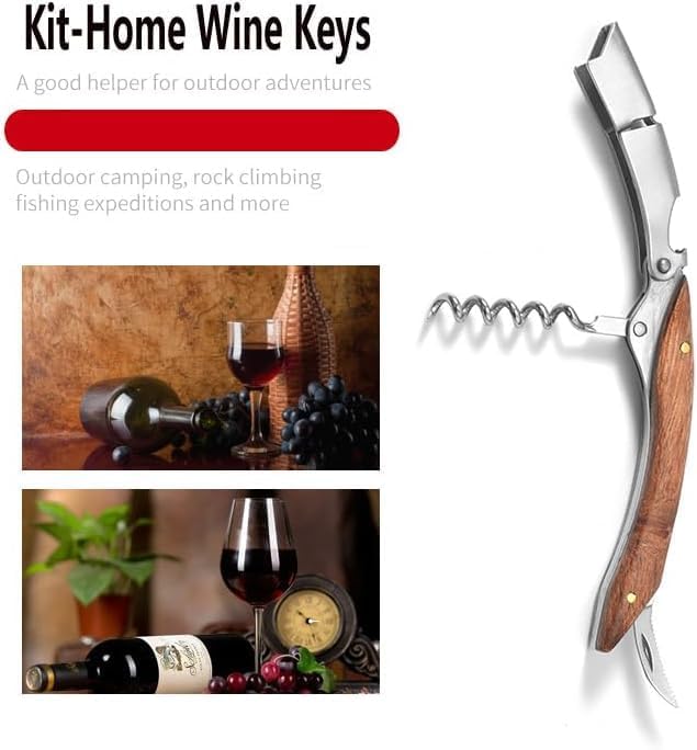 Professional Waiter Corkscrew Wine Key - Image 4