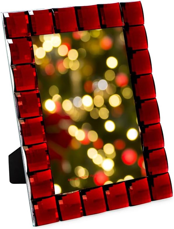 Isaac Jacobs Decorative Sparkling Jewel Picture Frame, Photo Display & Home by IsaacJacobs
