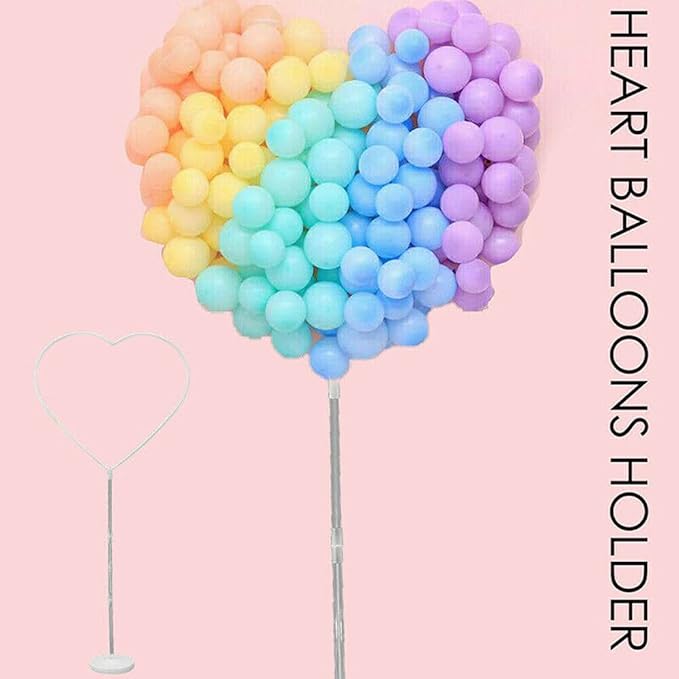 Balloon Column Heart Shape Arch Set - Image 8