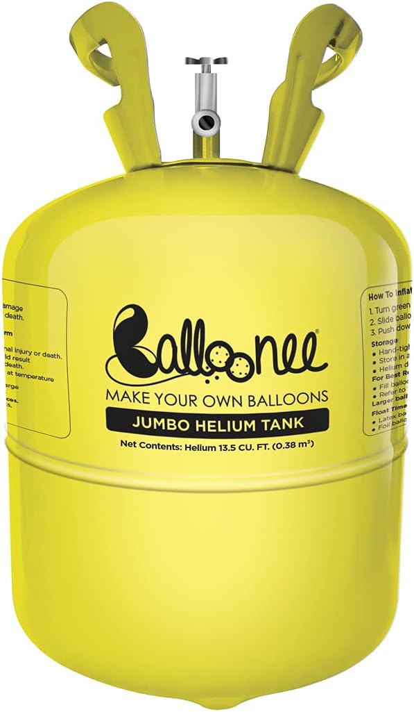 Jumbo Disposable Helium Party Kit, Helium Tank - Image 2