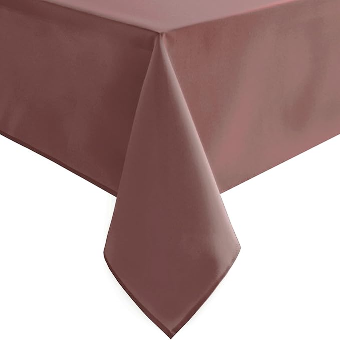 Hiasan Dusty Rose Tablecloth for Rectangle Tables by Hiasan