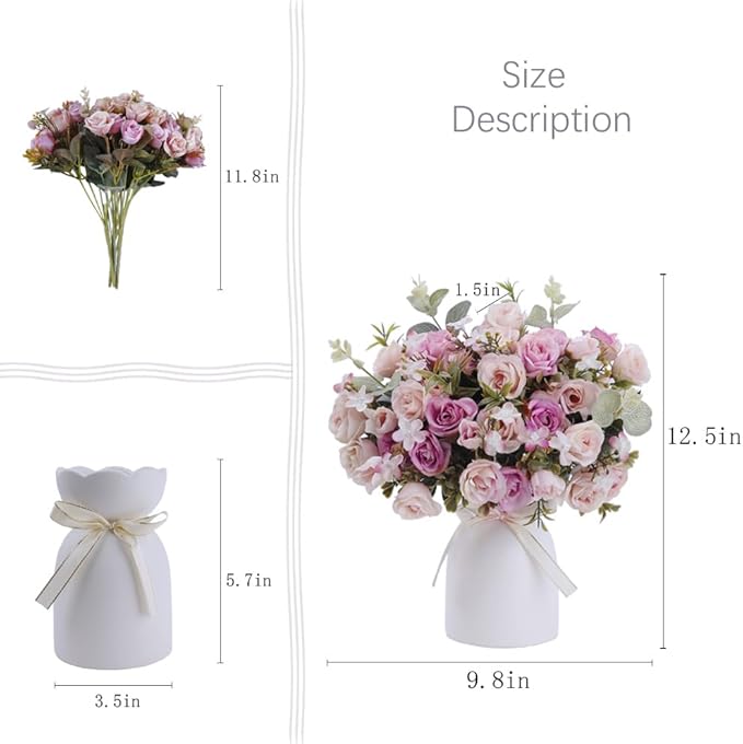 LESING Artificial Silk Rose - Image 3