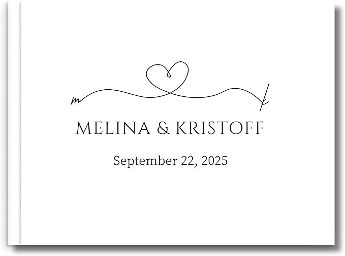 Wedding Guest Book – Personalized Polaroid Guest Book by Custom