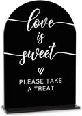 Acrylic Wedding Sign Love is Sweet Sign by KongMoTree