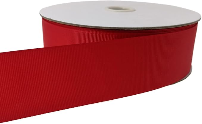 Jesep One Roll 50 Yards Soild Grosgrain Ribbon Boutique Gift Wrapping Package - Image 2