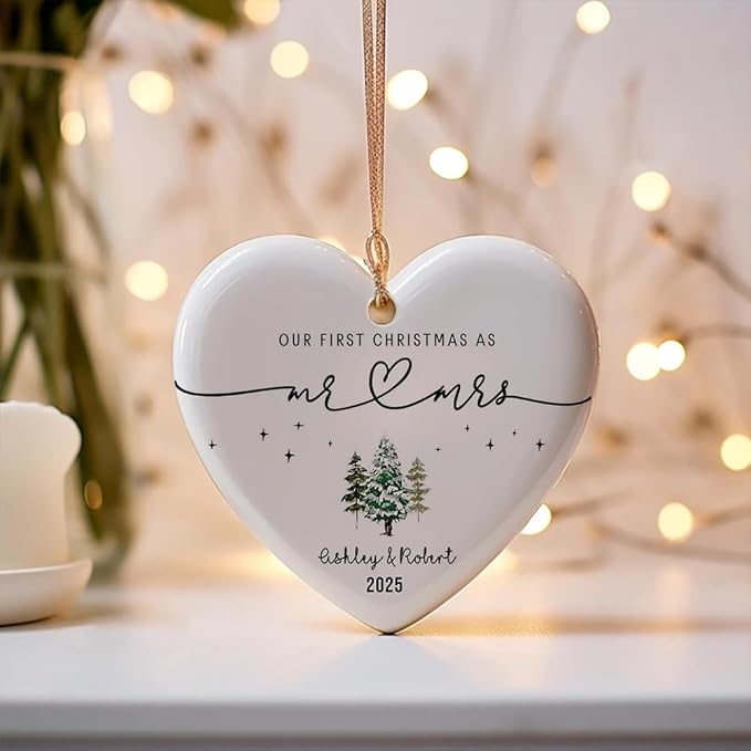 GABITA Personalized First Christmas Married Keepsake, First Christmas Married - Image 4