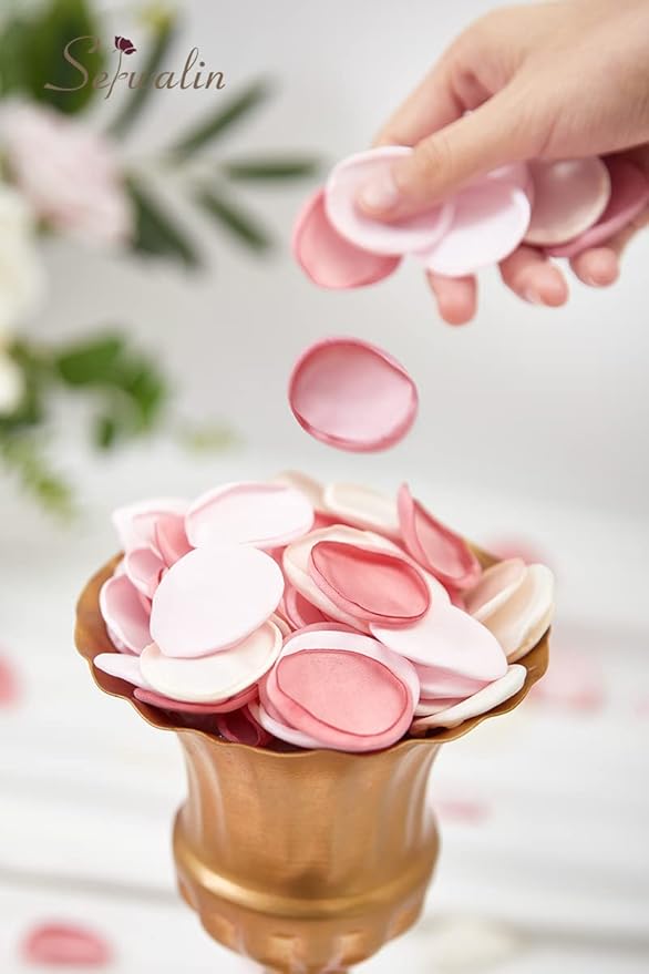Serwalin 300Pcs Silk Rose Petals Flower Petals - Image 3