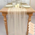 EHLDekol Pearl Table Cloth Elegant Polyester Table Runner by EHLDekol