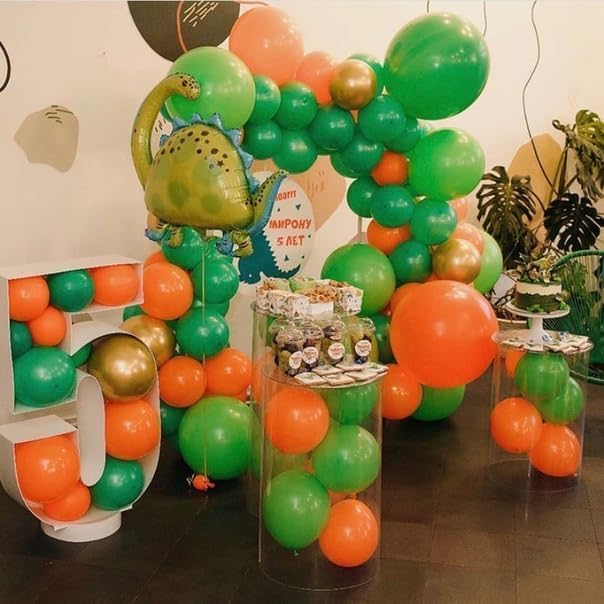Orange Blue and Green Balloons, - Image 4