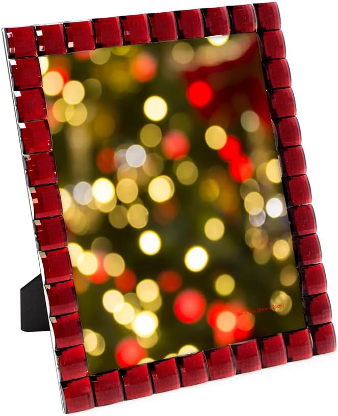 Isaac Jacobs Decorative Sparkling Jewel Picture Frame, Photo Display & Home by IsaacJacobs