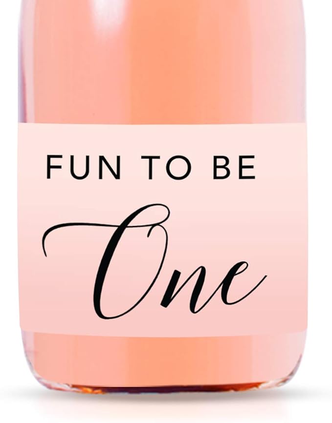 Andaz Press Blush Pink Rose Elegant Party Baby Girl's 1st Birthday Collection by AndazPress