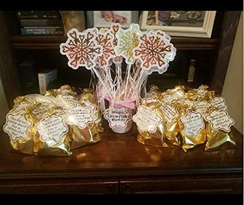 Pack of 100 4"x 6" Heavy Duty Gold Drawstring Organza Jewelry Pouches Wedding - Image 3
