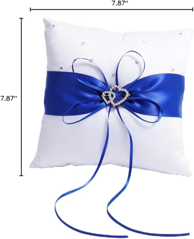 QIRMIZI Ring Pillow, Pearls Ring Cushion, Ring Bearer, Ring Holder - Image 7