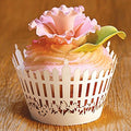 Joinwin New Romantic 60 Garden fence Cupcake wrapper, party wedding/birthday by zorpia
