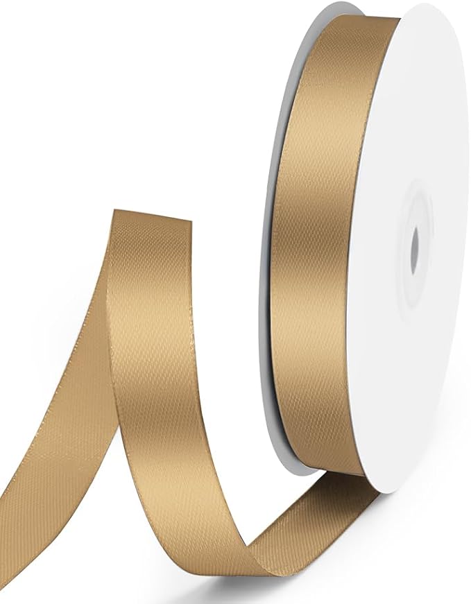 5/8" x 50 Yards Satin Ribbon by Quhora