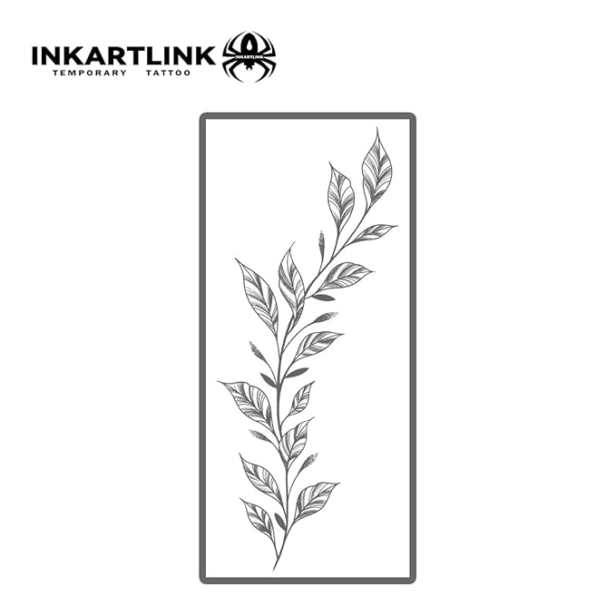 INKARTLINK Tattoo Tech, 2 Sheets Large Semi Permanent Tattoo, Temporary Tattoos - Image 4