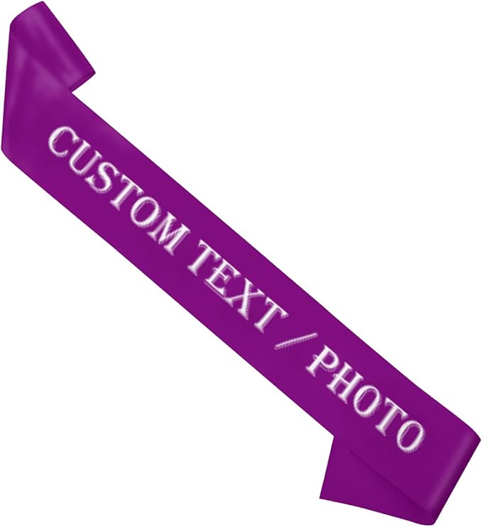 Custom Sash, Personalized Birthday Sash by Handmade