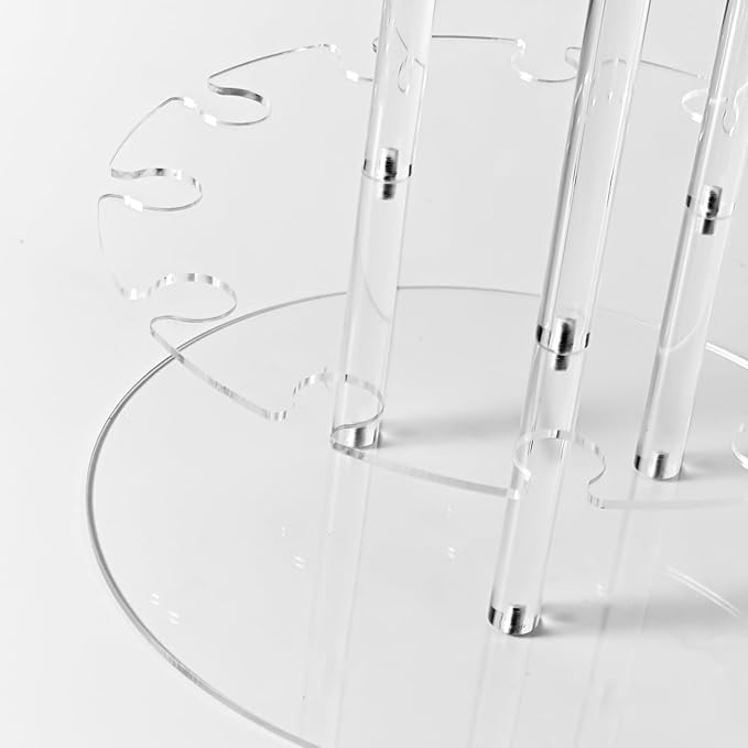 Champagne Tower, Circle Acrylic Champagne Display Rack Stand - Image 5