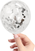 Silver Confetti Balloons by VHUWE
