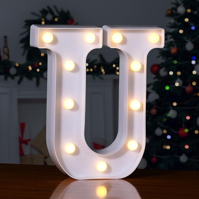 Foaky LED Letter Lights Sign Marquee Light Up Letters Sign by Foaky