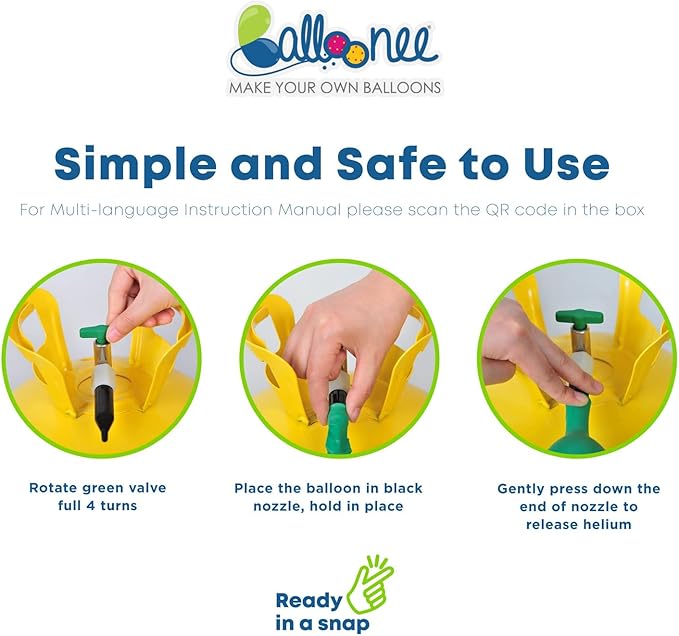 Jumbo Disposable Helium Party Kit, Helium Tank - Image 6