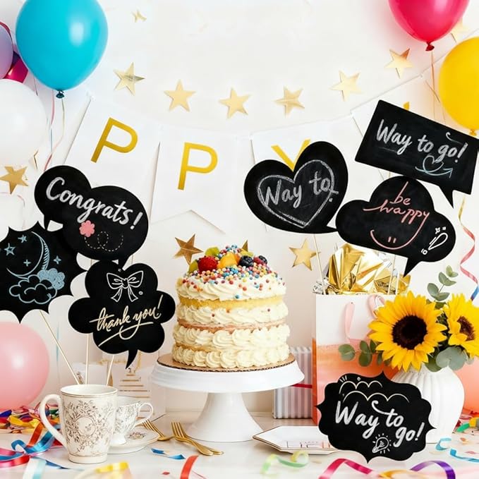 10pcs Blank Photo Booth Props - Image 3