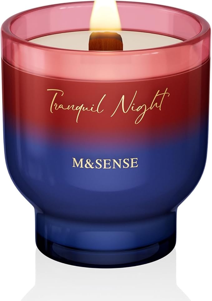 M&SENSE 9.88oz Natural Soy Wax Jar Candle by MSENSE
