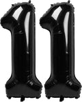 Black Number 11 Balloon, 40 Inch, Birthday Party Decorations, Anniversary & by Upgesy
