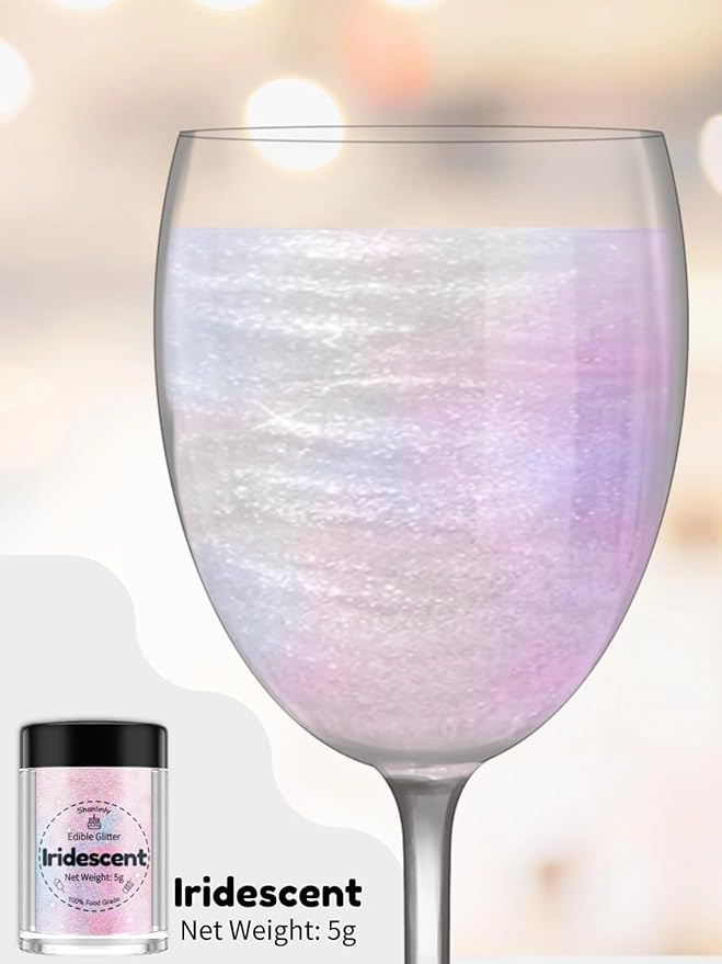Shanlinly Iridescent Prism Powder Edible Glitter - Image 2