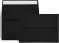 100 Pack A2 Black Envelopes Self Sealing Adhesive Perfect by AZAZA
