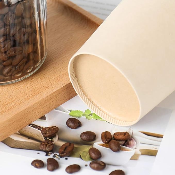 Bamboo Fiber 120 Count 16 oz Disposable Light Brown Paper Coffee Cups - Image 3