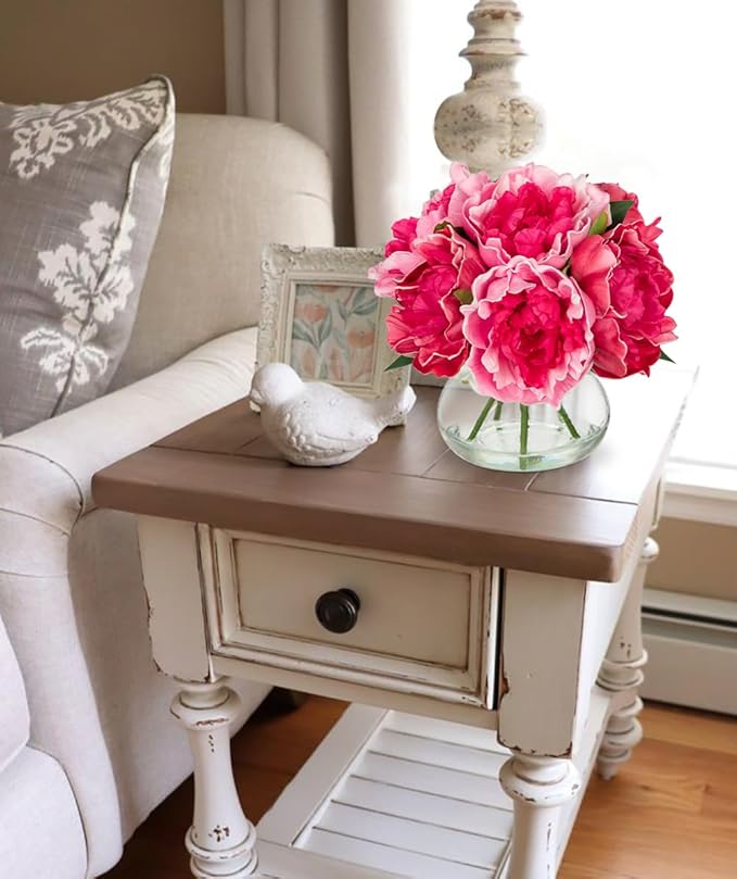 Hollyone Peonies Artificial Flowers - Image 4