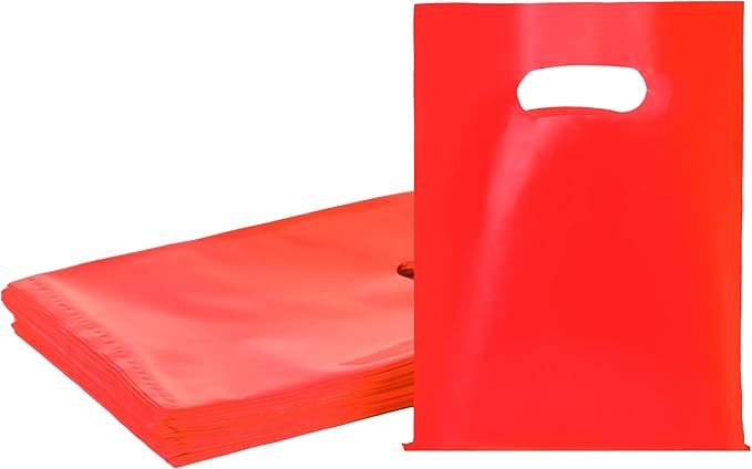 Red 100 PCS Small Gift Bags, Treat Retail Pouches by VieFantaisie