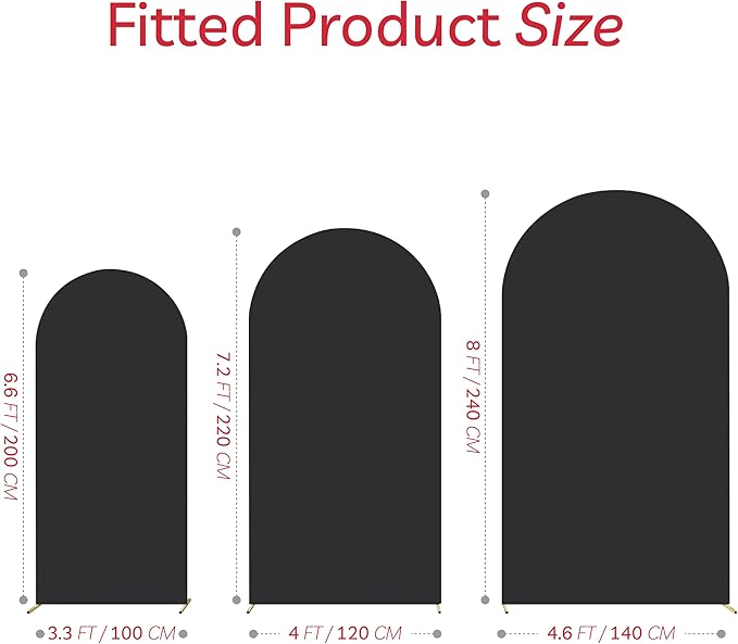Spandex Anti Wrinkle Arch Backdrop Cover - Image 5