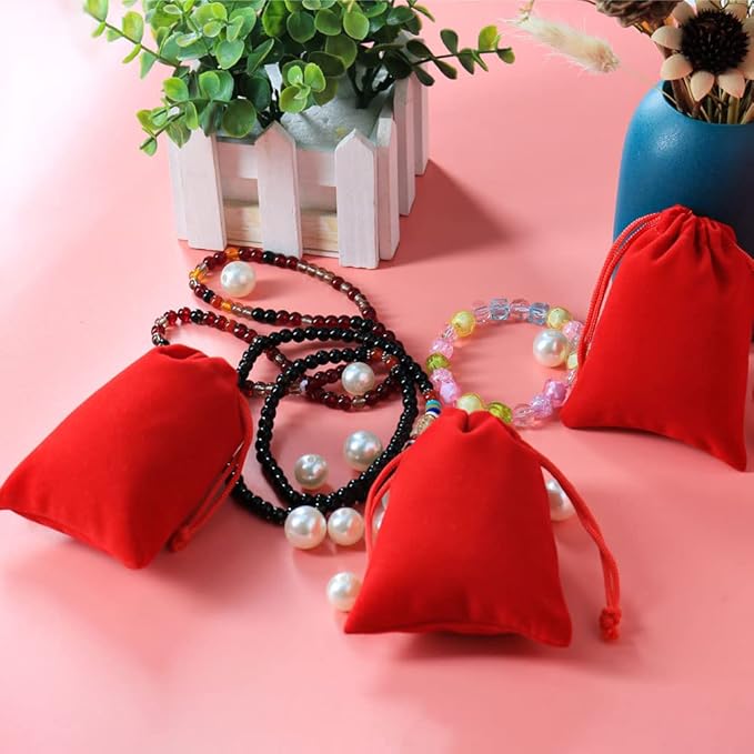 Shintop 10 Pack Velvet Drawstring Bags - Image 5