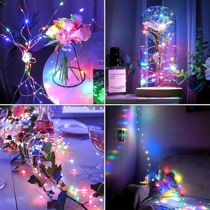ZNYCYE 10 Pack 10ft 30 LED Mason Jar String Lights 8 Modes - Image 8