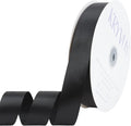 Black Satin Ribbon 1 inch X Continuous 100 Yards, Single Face Polyester Ribbon by Kryvusribbon