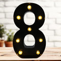LED Marquee Numbers, 8.58 Inch Led Light Up Numbers by DyingSwan