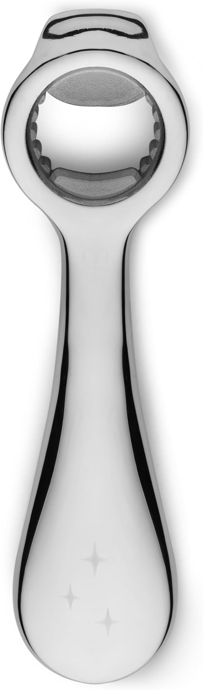 Midnight Open All-in-One Bottle and Can Opener, Ergonomic Design, Stainless - Image 2